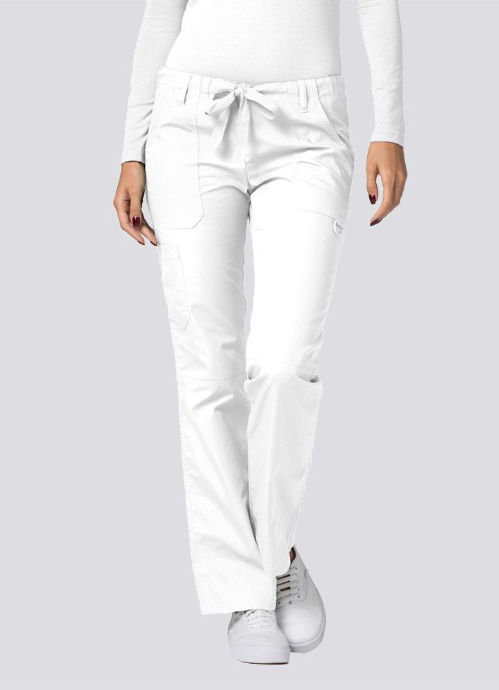 White Scrub Pants