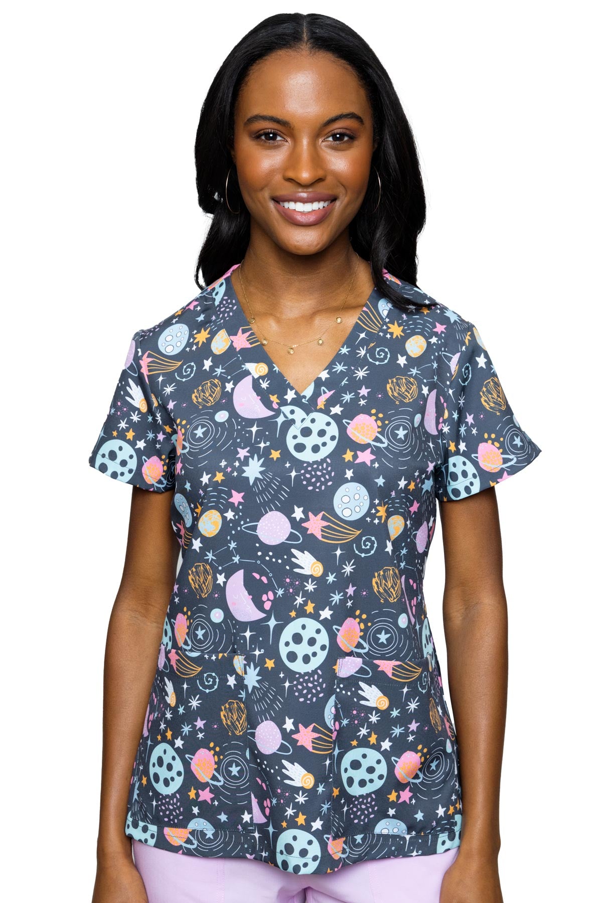V-Neck Vicky Print Top
