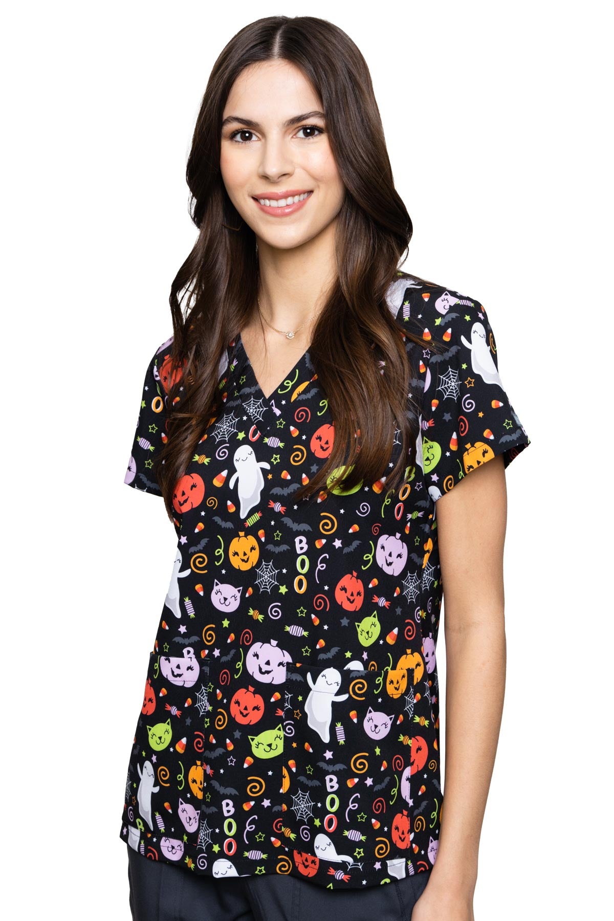 V-Neck Vicky Print Top