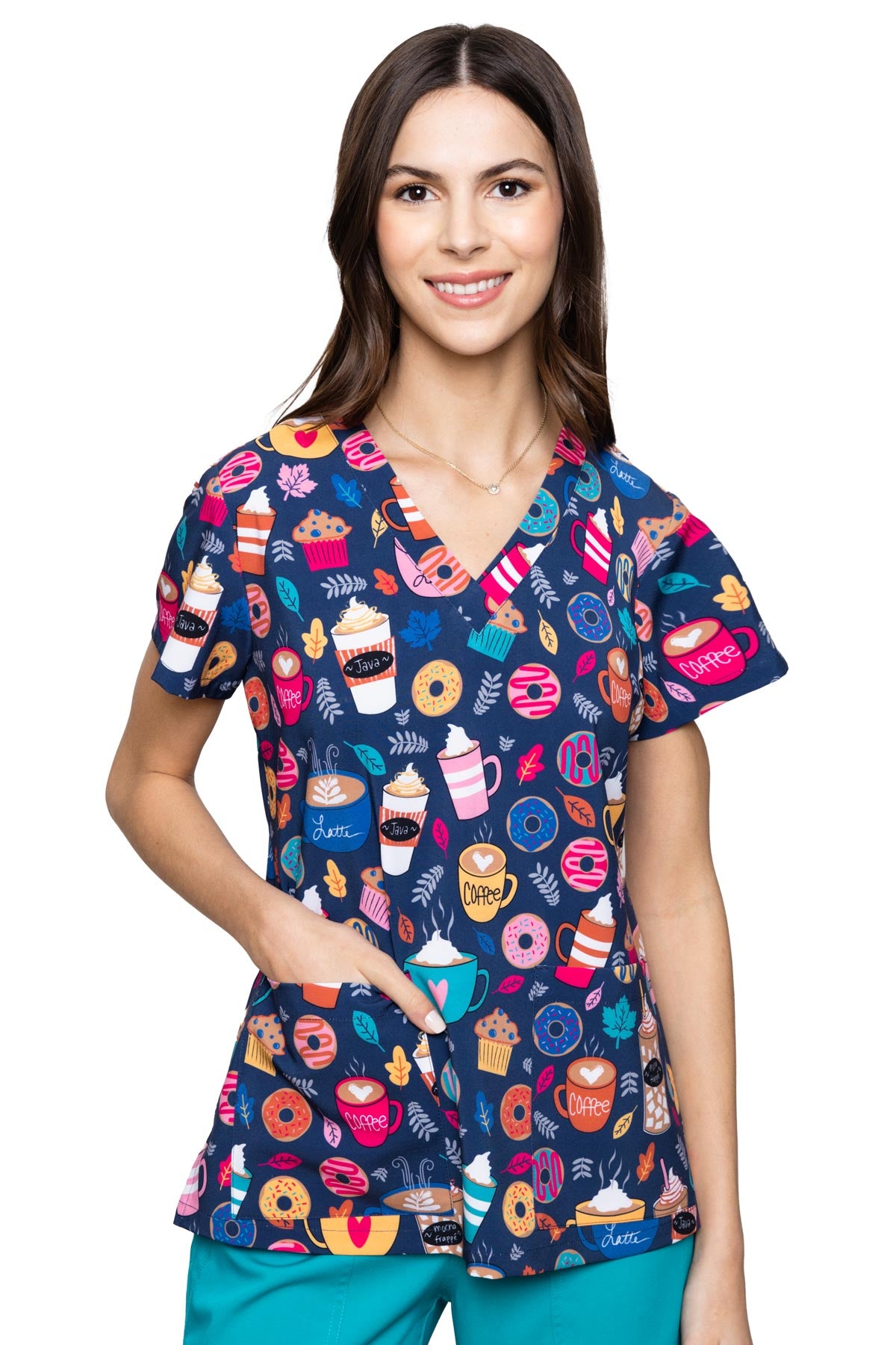 V-Neck Vicky Print Top