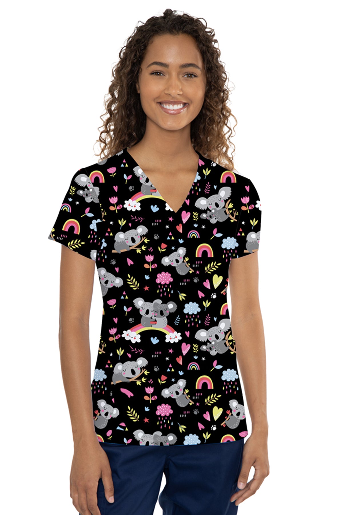 V-Neck Vicky Print Top