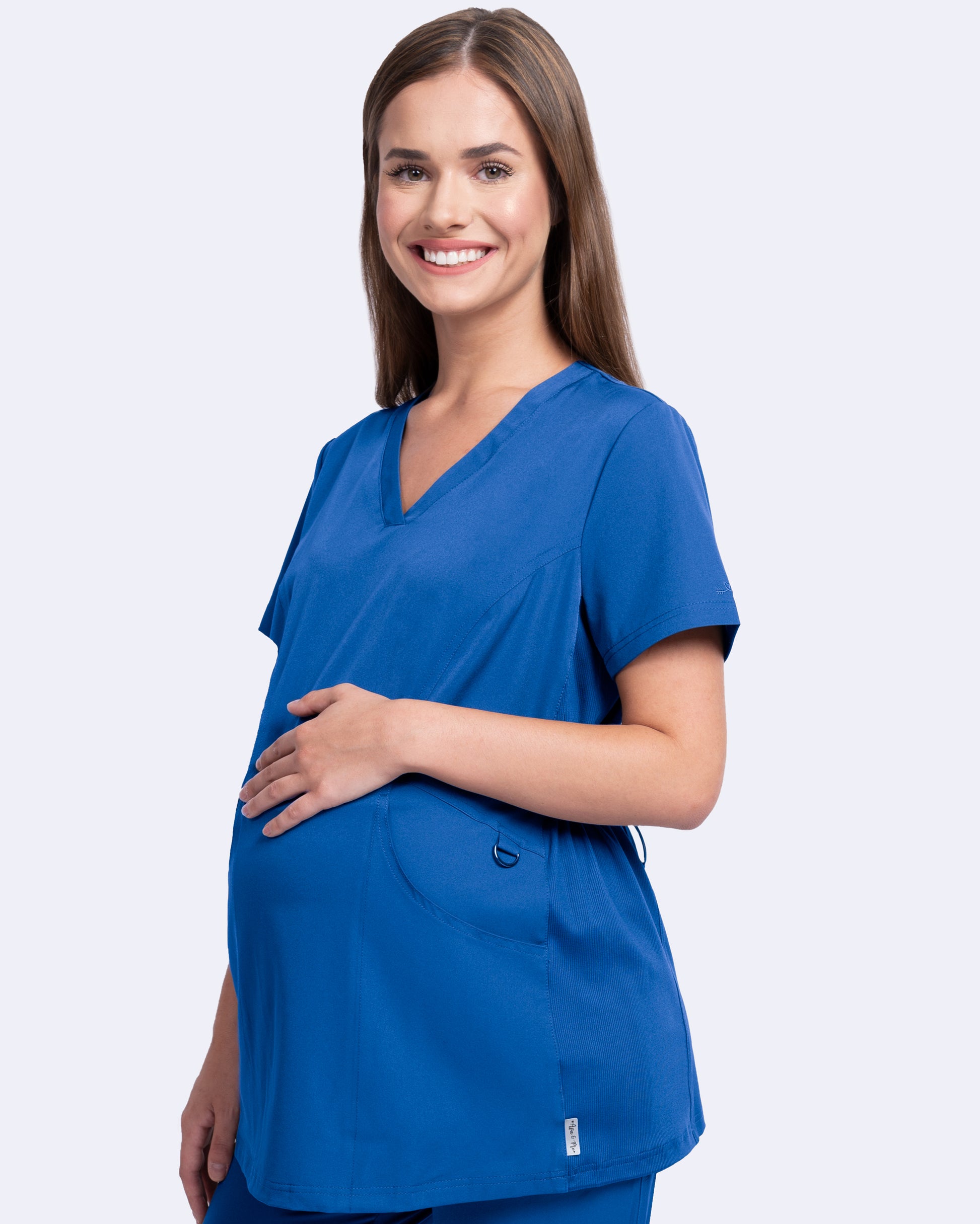 Navy blue maternity & nursing vest top - My JoliBump