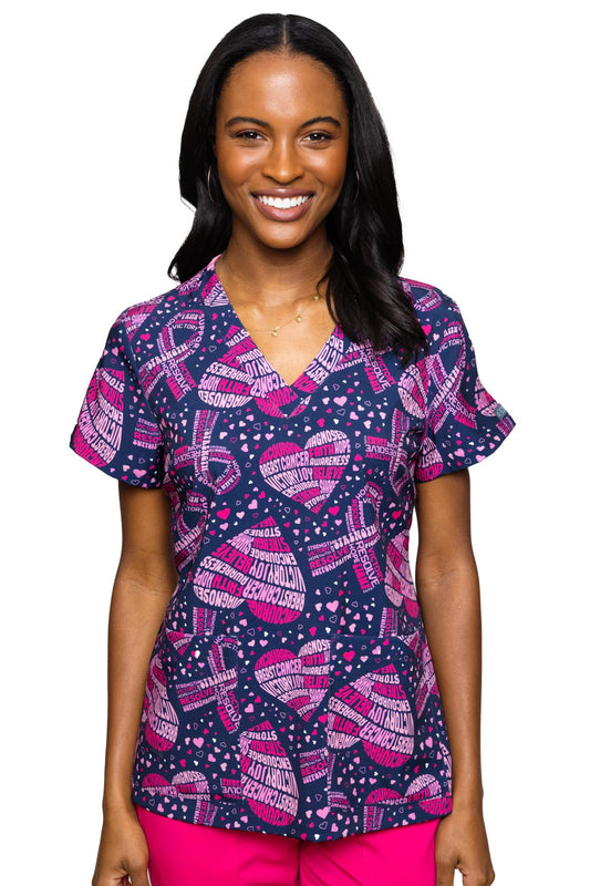 V-Neck Vicky Print Top