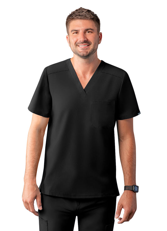 ADAR Addition Men's Classic V-Neck Scrub Top